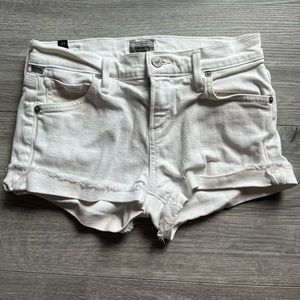 Citizens of Humanity White Denim Shorts